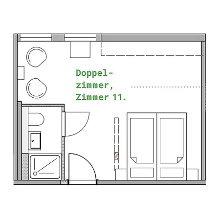 게스트하우스 Elme 11 Doppelzimmer 3*